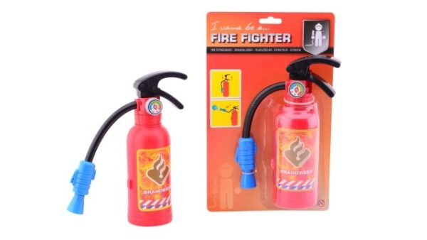 Brandblusser die echt water spuit