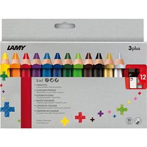 Lamy 3plus kleurpotloden – 12stuks