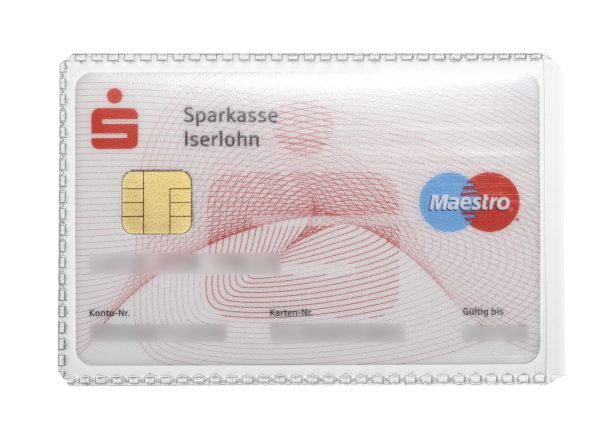 Beschermhoes voor creditcards (54x86mm) - transparant
