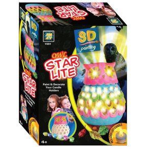 3D Schilderen – Uil (kaarshouder)