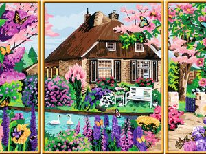 Schilderen op nummer – Betoverende cottage