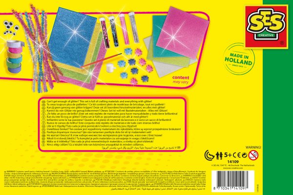 SES Creative - Mega Glitter knutselset - Afbeelding 10