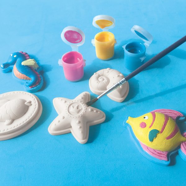 SES Creative Gieten en schilderen - Oceaanfiguren - Afbeelding 4