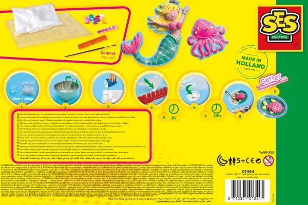 SES Creative Gieten en schilderen - Oceaanfiguren - Afbeelding 7