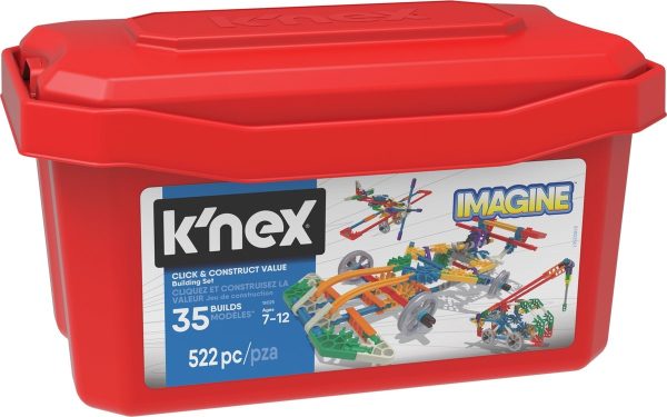 K'NEX Building Set "Click & Construct Value" - 522stuks