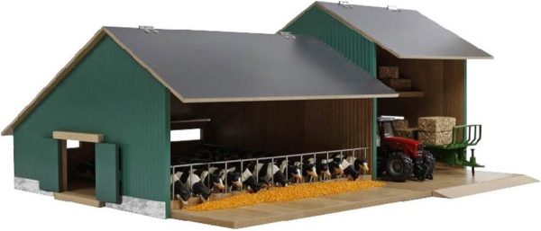 Stal met landbouwloods 55x72x32 cm (1:32) - Afbeelding 2