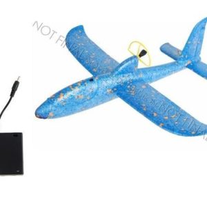 Vliegtuig foam met motor (35,5x36x10cm)