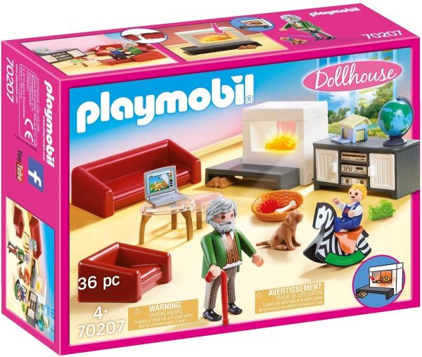 PM Dollhouse - Huiskamer met open haard 70207
