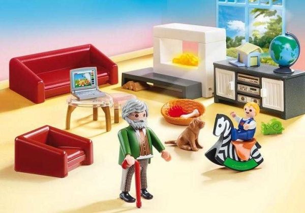 PM Dollhouse - Huiskamer met open haard 70207 - Afbeelding 2