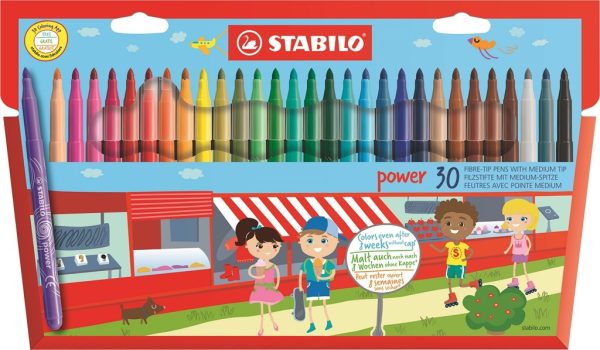 Stabilo Power viltstiften - Etui (karton) 30stuks