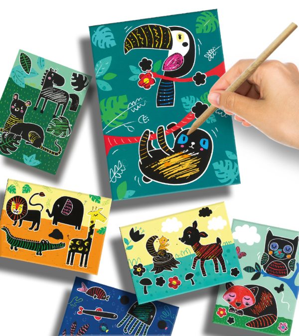 SES Creative Scratch art - Dieren - Afbeelding 2