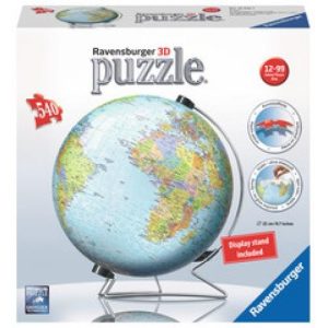3D Puzzel (540stuks) – De aarde
