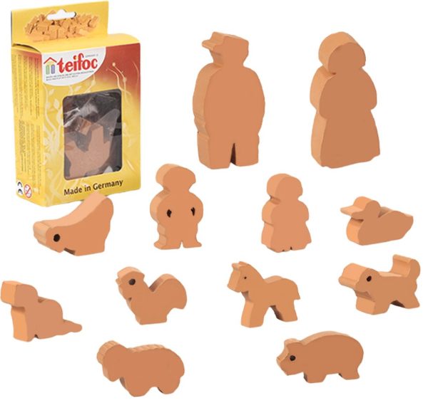 Teifoc Bouwdoos - Figuren 12stuks
