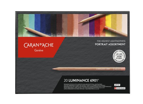 Caran d'Ache Kleurpotloden Luminance 6901 Portrait - 20stuks in karton etui