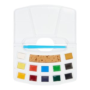 Talens Aquarelverf ArtCreation Pocketbox – 12 napjes + penseel en spons