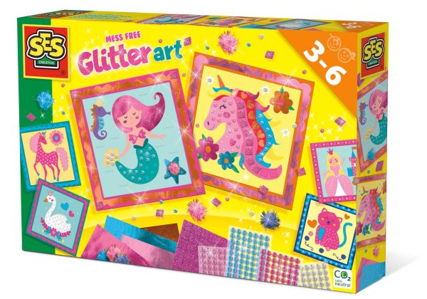 SES Creative - Knoeivrije glitterkunst
