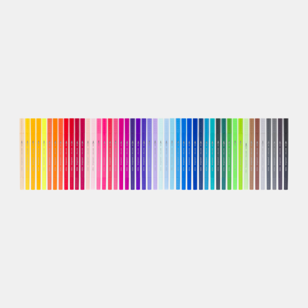 Bruynzeel Creatives - Fineliner/Brushpen Set - 48 kleuren - Afbeelding 4