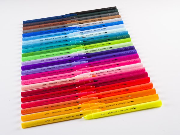 Bruynzeel Creatives - Fineliner/Brushpen Set - 48 kleuren - Afbeelding 5