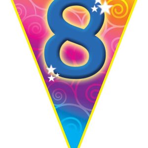 Vlaggenlijn “8” – 5m/10vlaggen