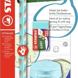 Stabilo EASYgraph School Set blauw – rechts
