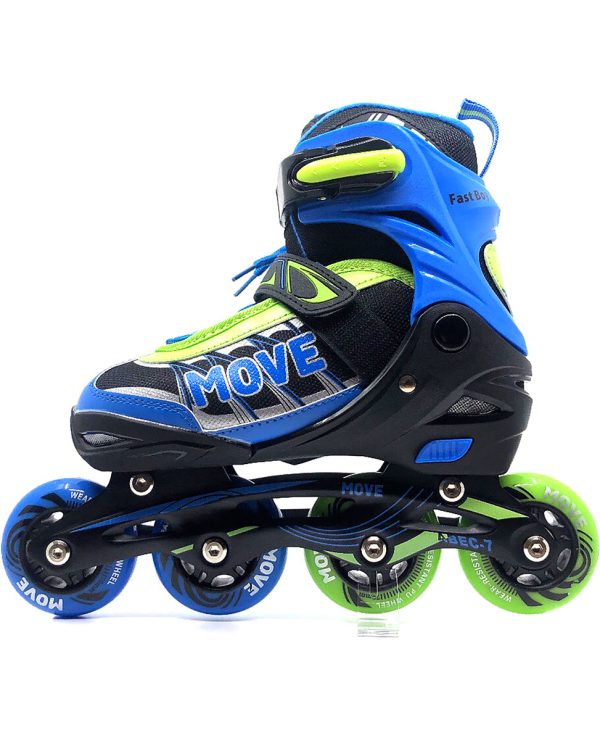 Inline Skates Move Fast Boy - verkrijgbaar in 3 maten (S/M/L)
