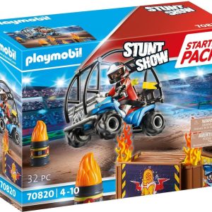 PM Stuntshow Starterpack – Quad met vuurhelling 70820