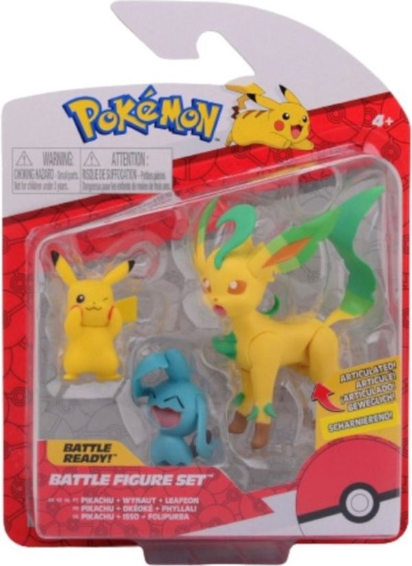 Pokémon Battle Figure Set 3-pack - assortiment - 1 exemplaar