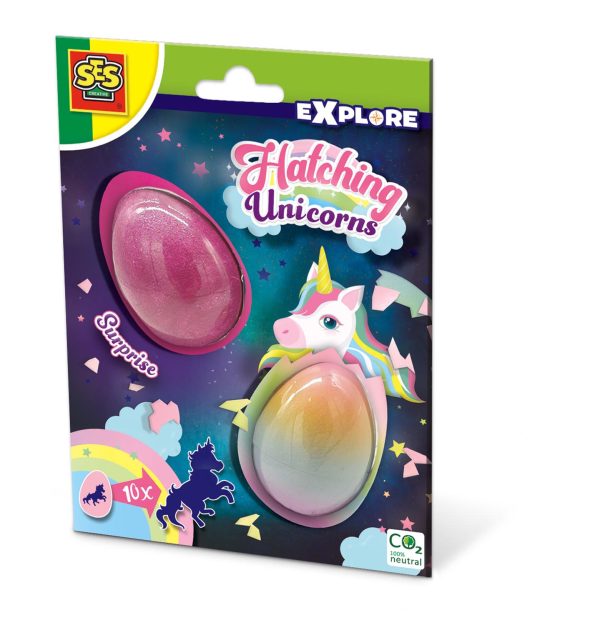 SES Creative Explore - Groeiende unicorns (2 surprise eieren)