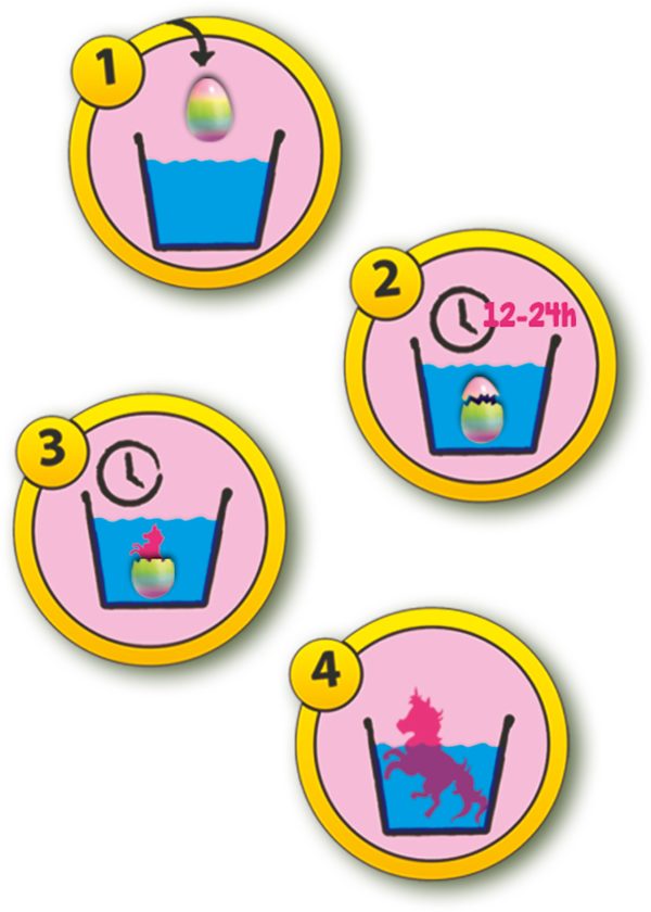 SES Creative Explore - Groeiende unicorns (2 surprise eieren) - Afbeelding 3