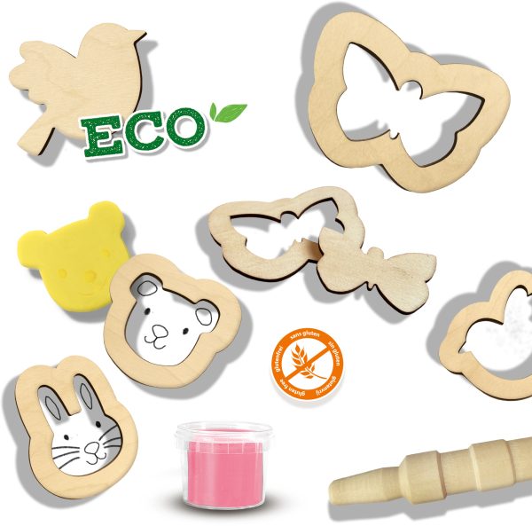 SES Creative - ECO klei met houten tools - Afbeelding 3