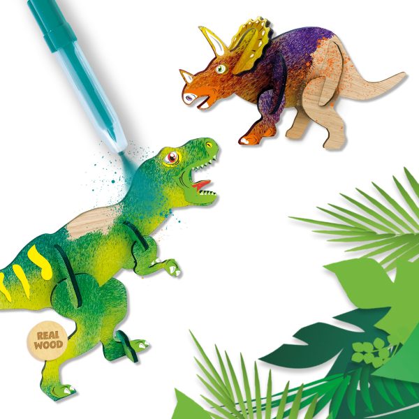 SES Creative - Blow airbrush pens - Dino's - Afbeelding 4
