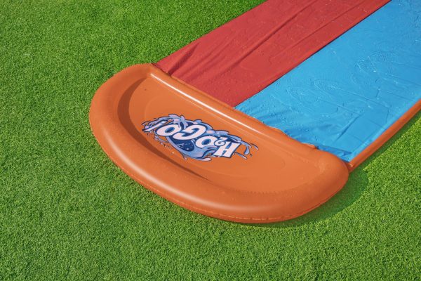H2OGO! Tsunami Splash Ramp - Waterglijbaan double (488cm) - Afbeelding 4