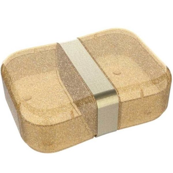 Lunch Buddies - Brooddoos "Glitter" - STRAP GOUD