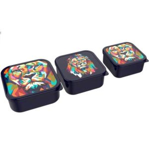 Lunch Buddies – Snackbox 3-in-1 LEEUW