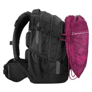 Gymtas Coocazoo reflecterend met ritszak (voorzijde) – Berry Bubbles
