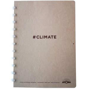 Atoma Schrift (gerecycleerd karton) A4/gelijnd/72blz – CLIMATE