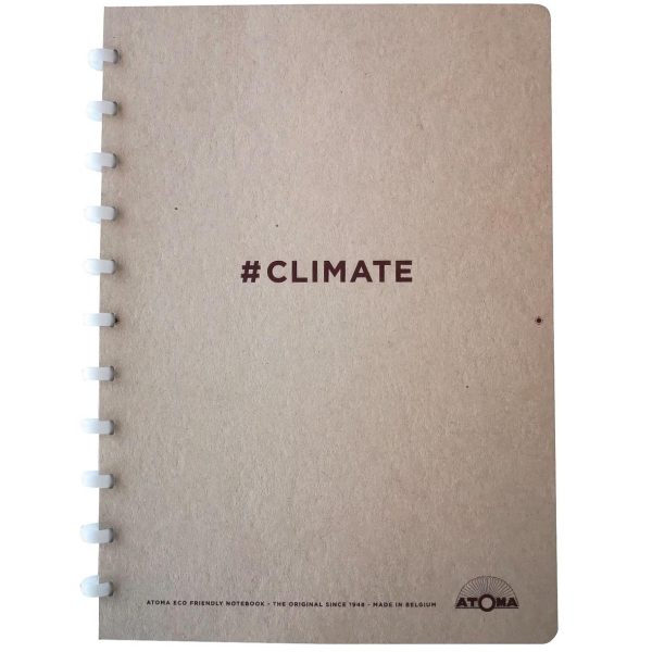 Atoma Schrift (gerecycleerd karton) A4/gelijnd/72blz - CLIMATE