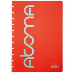 Atoma Schrift PP A4/gelijnd/72blz – SORBET-ORANJE