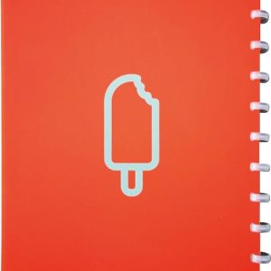 Atoma Schrift PP A4/gelijnd/72blz – SORBET-ORANJE