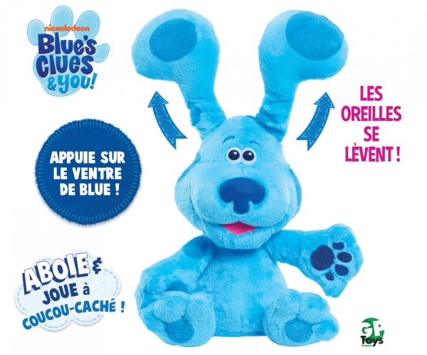 Blue's Clues & you - Pluche kiekeboe met geluid (30cm)