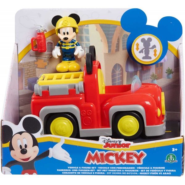 Disney Junior Mickey Mouse - Voertuig met actiefiguur 7,5cm - 1 exemplaar - Afbeelding 3