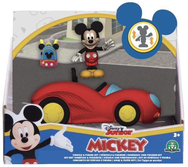 Disney Junior Mickey Mouse - Voertuig met actiefiguur 7,5cm - 1 exemplaar - Afbeelding 4