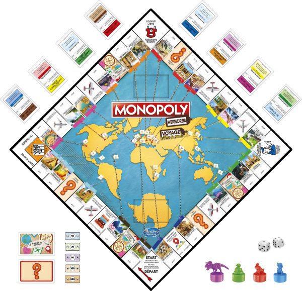 Monopoly - Wereldreis - Afbeelding 4