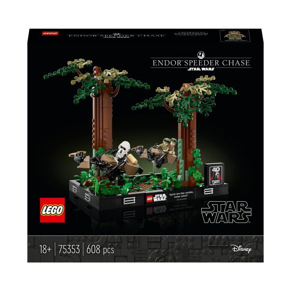 LEGO Star Wars Endor speederachtervolging Diorama - 75353