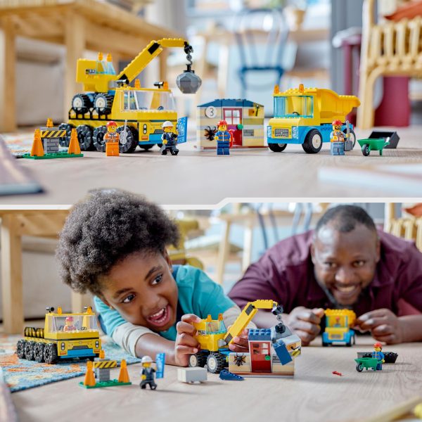 LEGO City Kiepwagen, bouwtruck en sloopkogel - 60391 - Afbeelding 8