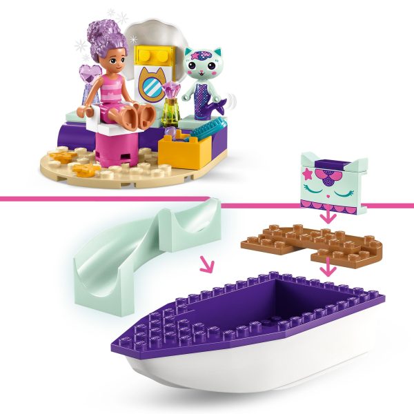 LEGO Gabby's Dollhouse Vertroetelschip van Gabby & Meerminkat - 10786 - Afbeelding 6