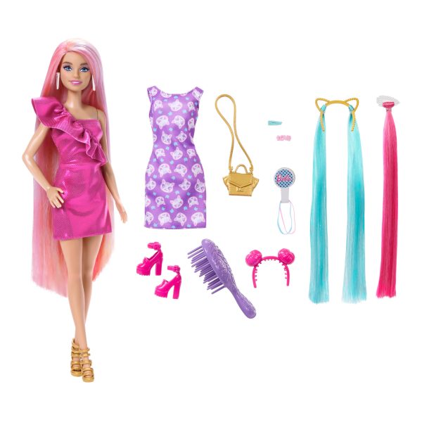 Barbie Fabulous - Totally Hair - Roze