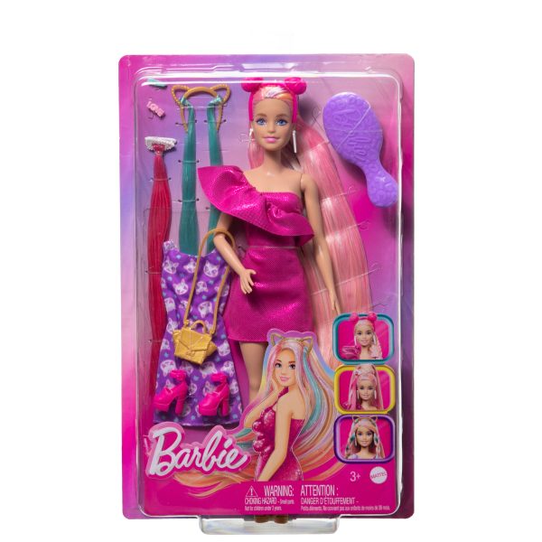 Barbie Fabulous - Totally Hair - Roze - Afbeelding 2