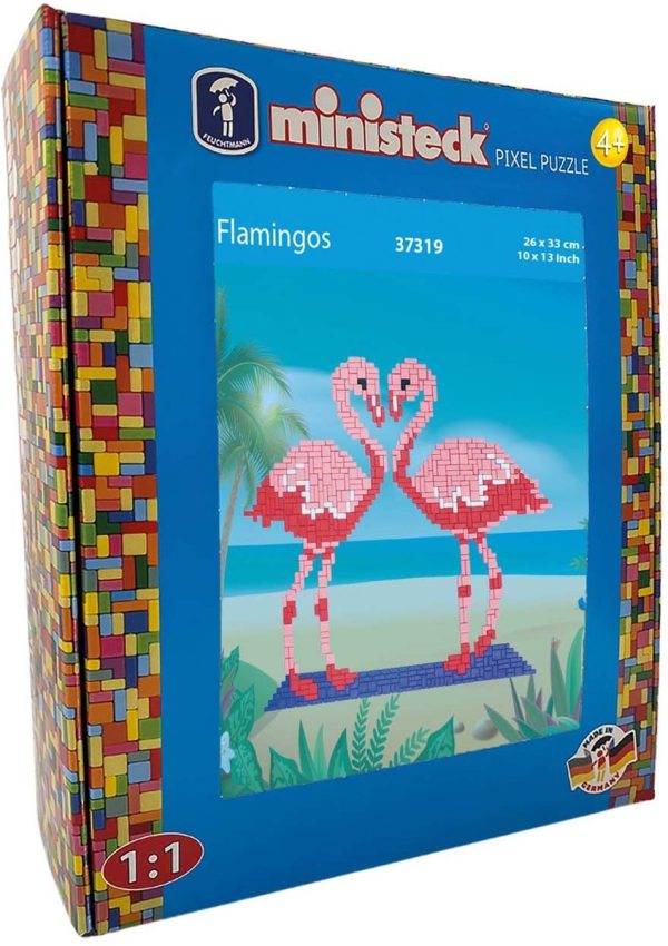 Ministeck (XL Box) - Flamingo (800stuks)