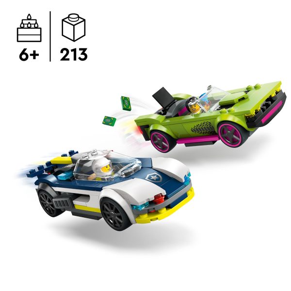 LEGO City Politiewagen en snelle autoachtervolging - 60415 - Afbeelding 4